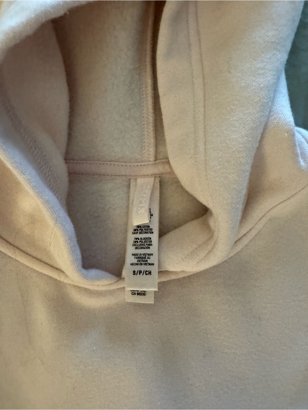 Skims Cropped Hoodie & Jogger Set in Light pink. Ladies small NWT - Picture 4 of 11